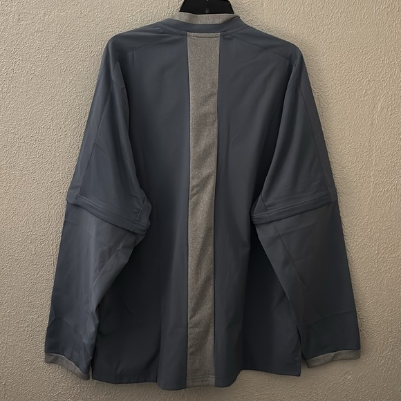 Mens Adidas Fielder's Choice 2.0 Jacket Baseball Onix-Core Heather Medium - Picture 9 of 11